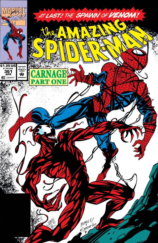 The Amazing Spider-Man #361 cover