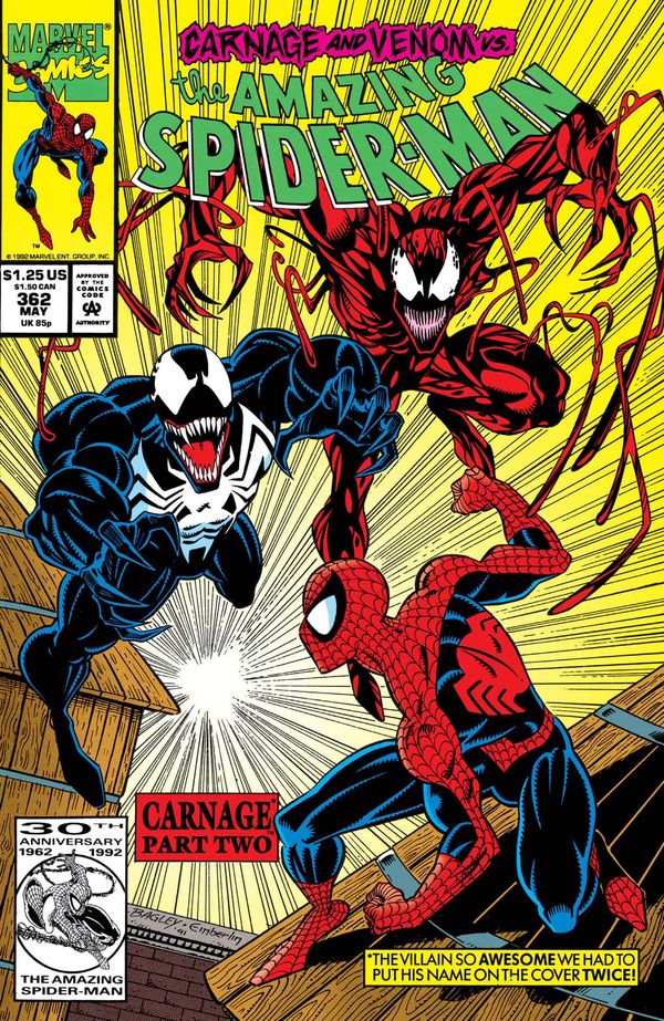 The Amazing Spider-Man #362 cover