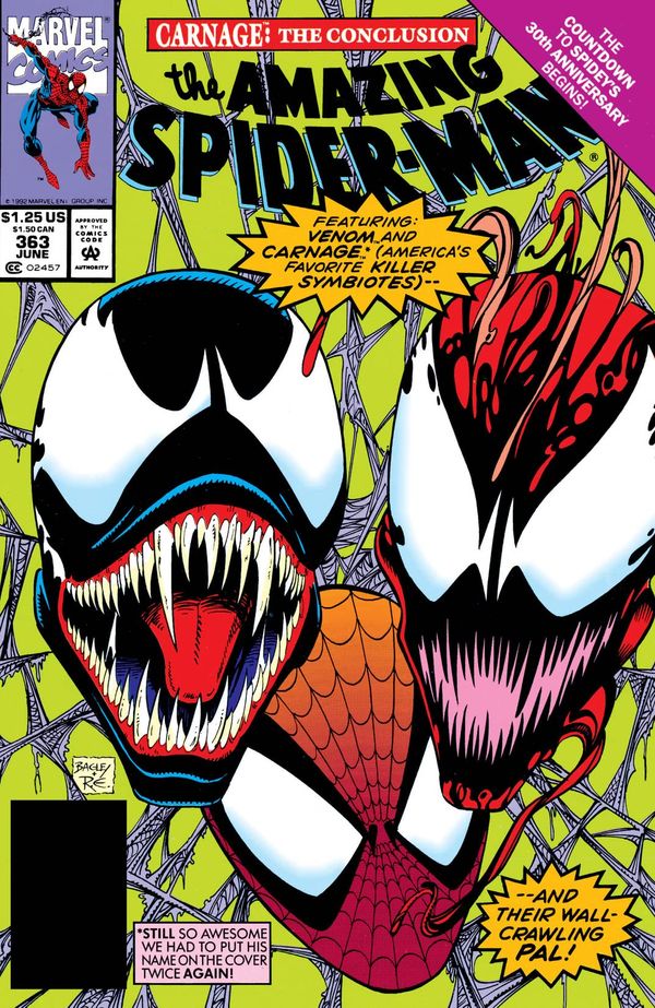 The Amazing Spider-Man #363 cover