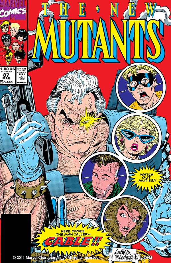 The New Mutants #87 cover